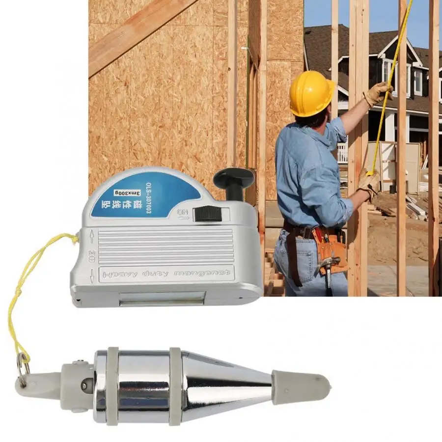 Automatic Bricklayers Straight Silverline Plumb Bob 3M/6M Line Hand DIY Tools Hanging Wire Hammer Vertical Measuring Tools
Automatic Bricklayers Straight Silverline Plumb Bob 3M/6M Line Hand DIY Tools Hanging Wire Hammer Vertical Measuring Tools