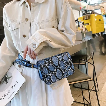 Snake Skin Fanny Pack Women Serpentine Belt Bags Ladies PU Leather Waist Bags Female Money Bag Travel Chest Pack Belt Wallet
Snake Skin Fanny Pack Women Serpentine Belt Bags Ladies PU Leather Waist Bags Female Money Bag Travel Chest Pack Belt Wallet