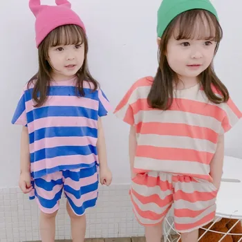 Pure Cotton Toddler Girl Clothing Sets Baby Girls Summer Outfits Short Sleeve Boys Sets Clothes Sport T Shirts And Shorts Suits 
Pure Cotton Toddler Girl Clothing Sets Baby Girls Summer Outfits Short Sleeve Boys Sets Clothes Sport T Shirts And Shorts Suits