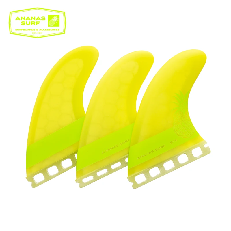 Ananas Surf surfboard fins, thruster Future base fin set kitesurfboard wakesurf sup accessories with pouch, finkey, wax comb
Ananas Surf surfboard fins, thruster Future base fin set kitesurfboard wakesurf sup accessories with pouch, finkey, wax comb