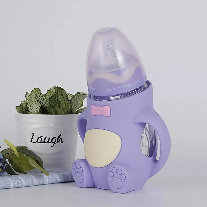Cute Shape Multiple Color Baby Feeding Bottle Safe Silicone Infant Juice Milk Water Feeding Cup Baby Milk Bottle With Handle
Cute Shape Multiple Color Baby Feeding Bottle Safe Silicone Infant Juice Milk Water Feeding Cup Baby Milk Bottle With Handle