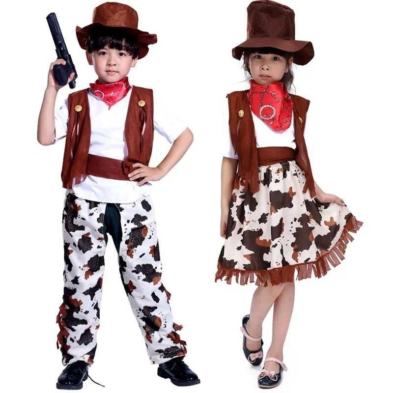 Halloween Costume For Children Boy Girl Cosplay Western America Cowboy Cowgirl Clothing Set Carnival Dress Up Masquerade Clothes
Halloween Costume For Children Boy Girl Cosplay Western America Cowboy Cowgirl Clothing Set Carnival Dress Up Masquerade Clothes