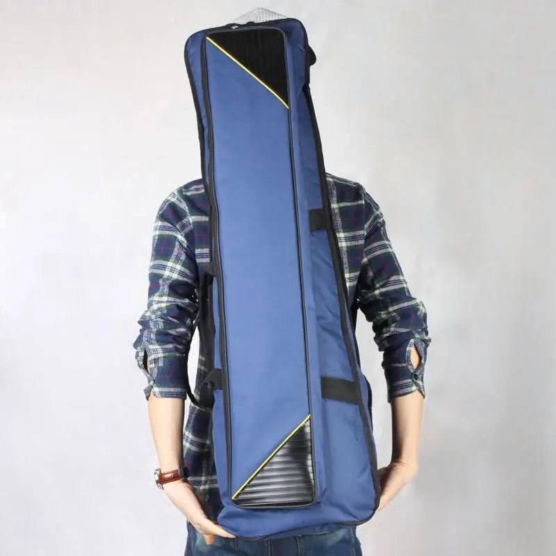Trombone Gig Bag Water-resistant Nylon Fabric Backpack with Adjustable Shoulder Straps Double Zippers for Alto/Tenor Trombone
Trombone Gig Bag Water-resistant Nylon Fabric Backpack with Adjustable Shoulder Straps Double Zippers for Alto/Tenor Trombone