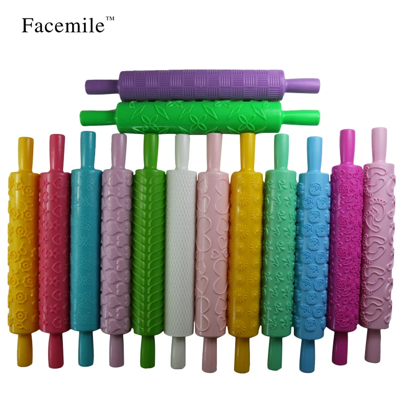 1PCS Plastic Pattern Rolling Pin Cake Embossing Roller Sugarcraft Decorating Rolling Pin DIY Kitchen Baking Tools
1PCS Plastic Pattern Rolling Pin Cake Embossing Roller Sugarcraft Decorating Rolling Pin DIY Kitchen Baking Tools