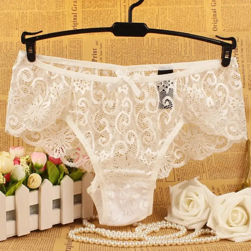 Sexy Women's Lace Panties Fashion Female 2019 Solid Flower Briefs Underwear Mini Lingerie Knickers Thongs G-String
Sexy Women's Lace Panties Fashion Female 2019 Solid Flower Briefs Underwear Mini Lingerie Knickers Thongs G-String