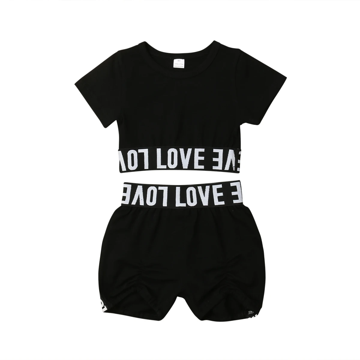 2-7Years Kid Toddler Girl Kid Child Black Crop Top T shirt Short Pants Clothes Sunsuit Outfit
2-7Years Kid Toddler Girl Kid Child Black Crop Top T shirt Short Pants Clothes Sunsuit Outfit