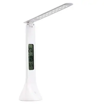 Foldable Dimmable Led Desk Lamp USB Table Light with Calendar Temperature Alarm Clock 4W Atmosphere Colors Changing Book Lights
Foldable Dimmable Led Desk Lamp USB Table Light with Calendar Temperature Alarm Clock 4W Atmosphere Colors Changing Book Lights