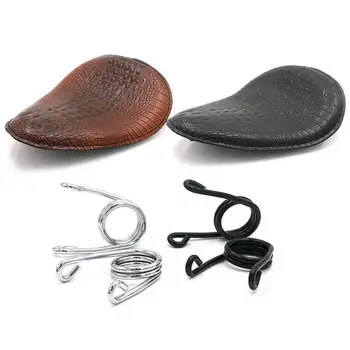 Motorcycle Cushion For Harley Cushion Chopper Bobber Leather Saddle Seat Retro Crocodile Leather Solo Seat Spring Bracket
Motorcycle Cushion For Harley Cushion Chopper Bobber Leather Saddle Seat Retro Crocodile Leather Solo Seat Spring Bracket
