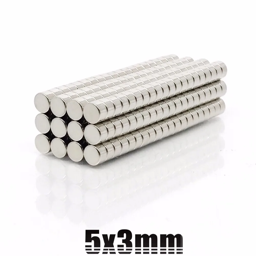 1000pcs 5x3 Bulk Small Round NdFeB Neodymium Disc Magnets Dia 5mm x 3mm N35 Super Powerful Strong Rare Earth NdFeB Magnet 5*3
1000pcs 5x3 Bulk Small Round NdFeB Neodymium Disc Magnets Dia 5mm x 3mm N35 Super Powerful Strong Rare Earth NdFeB Magnet 5*3