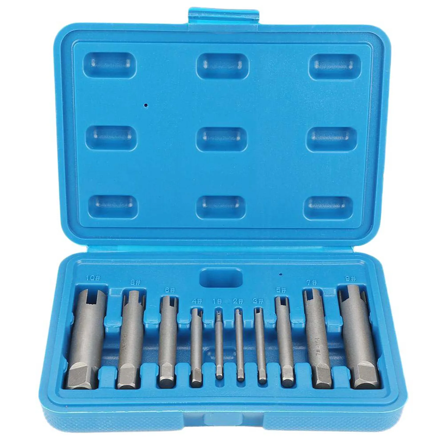 10 Piece Set M4-M24 Broken Tap Extractor Guide Wire Screw Remover Tool Wrench Drill Bit | Инструменты