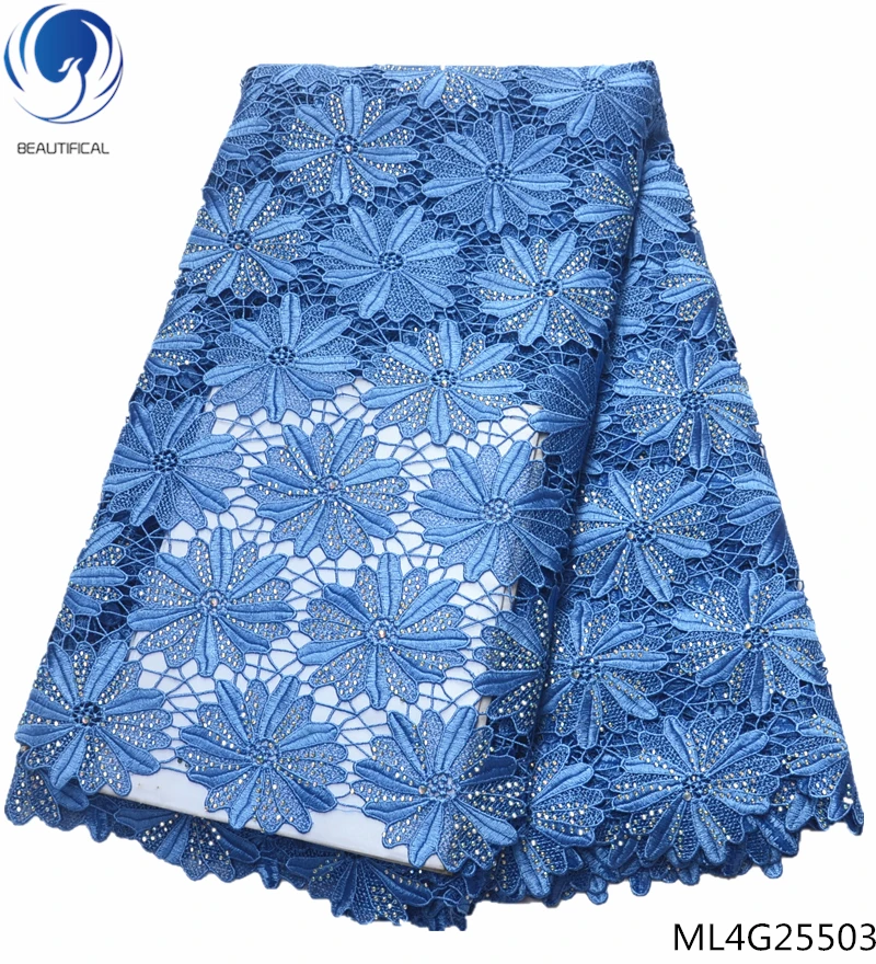 BEAUTIFICAL african cord lace fabric with rhinestones 2019 embroidery guipure farbci stones cord lace blue ML4G255
BEAUTIFICAL african cord lace fabric with rhinestones 2019 embroidery guipure farbci stones cord lace blue ML4G255