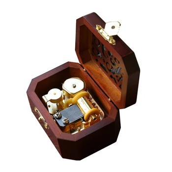 Creative Hollow Cover 18-Note Musical Movement Wind-up Wood Musical Box,Musical Toys for Kids,Play The Wind Forest from Totoro
Creative Hollow Cover 18-Note Musical Movement Wind-up Wood Musical Box,Musical Toys for Kids,Play The Wind Forest from Totoro