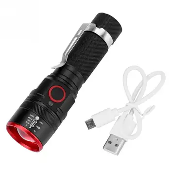 LED Portable Flashlight T6 lanterna 18650 Torch Pocket Small Waterproof Rechargeable Flashlight 3 Modes Torch Outdoor
LED Portable Flashlight T6 lanterna 18650 Torch Pocket Small Waterproof Rechargeable Flashlight 3 Modes Torch Outdoor