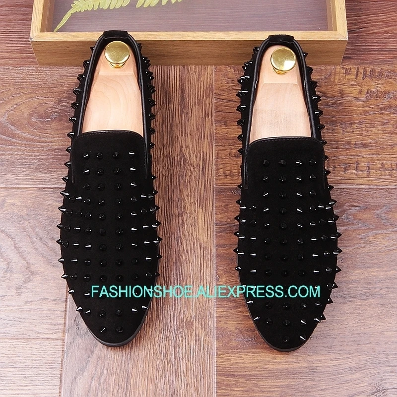 Spike Rivet Stud Wedding Party Dress Shoes Flat heel Genuine leather Men Spring Fall Oxfords
Spike Rivet Stud Wedding Party Dress Shoes Flat heel Genuine leather Men Spring Fall Oxfords
