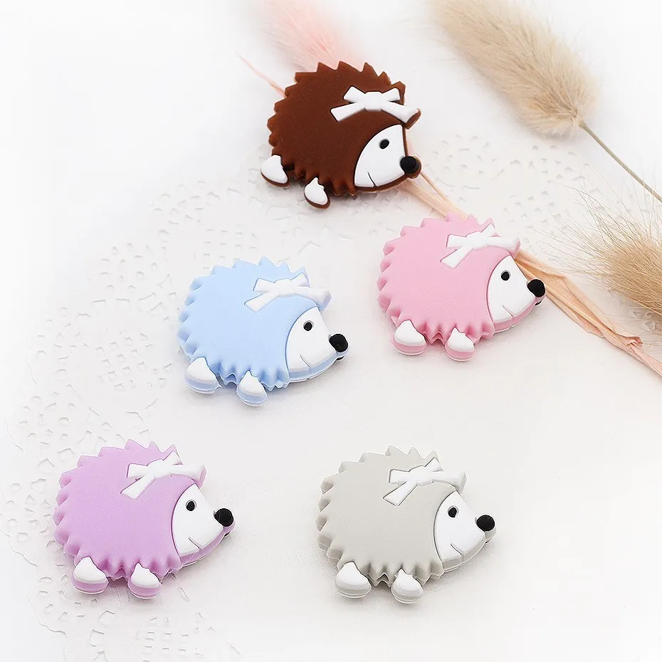 5pc Silicone Teething Beads Mini Animal Silicone Beads Hedgehog Beads Nursing DIY Accessories Beads BPA Free Baby Teether
5pc Silicone Teething Beads Mini Animal Silicone Beads Hedgehog Beads Nursing DIY Accessories Beads BPA Free Baby Teether