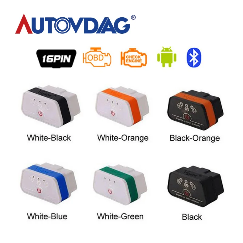 OBD2 ELM327 Vgate iCar 2 Bluetooth Car Accessories Scanner Elm 327 Diagnostic Interface code reader For Android/PC/IOS | Автомобили и