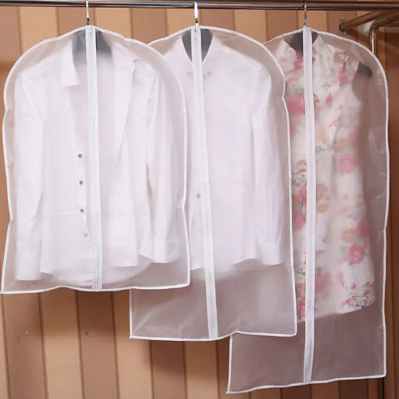 Transparent Wardrobe Storage Bags Cloth Hanging Garment Suit Coat Dust Cover
Transparent Wardrobe Storage Bags Cloth Hanging Garment Suit Coat Dust Cover