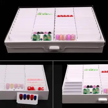 Nail Stand - 44 Pieces Nail Swatch Storage Box Adjustable Sample Display Box Eyelash Jewelry Acrylic White Display Box
Nail Stand - 44 Pieces Nail Swatch Storage Box Adjustable Sample Display Box Eyelash Jewelry Acrylic White Display Box