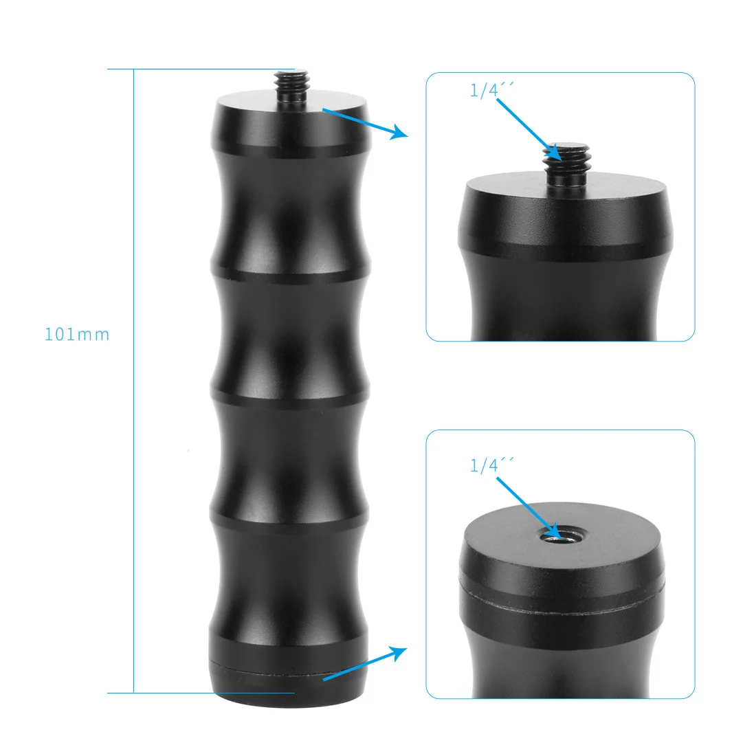1/4" Tripod Mount CNC Handle Hand Grip Diving Monopod Stick for Underwater Stabilizer Tray Rig for GoPro XiaoYi Action Cameras
1/4" Tripod Mount CNC Handle Hand Grip Diving Monopod Stick for Underwater Stabilizer Tray Rig for GoPro XiaoYi Action Cameras
