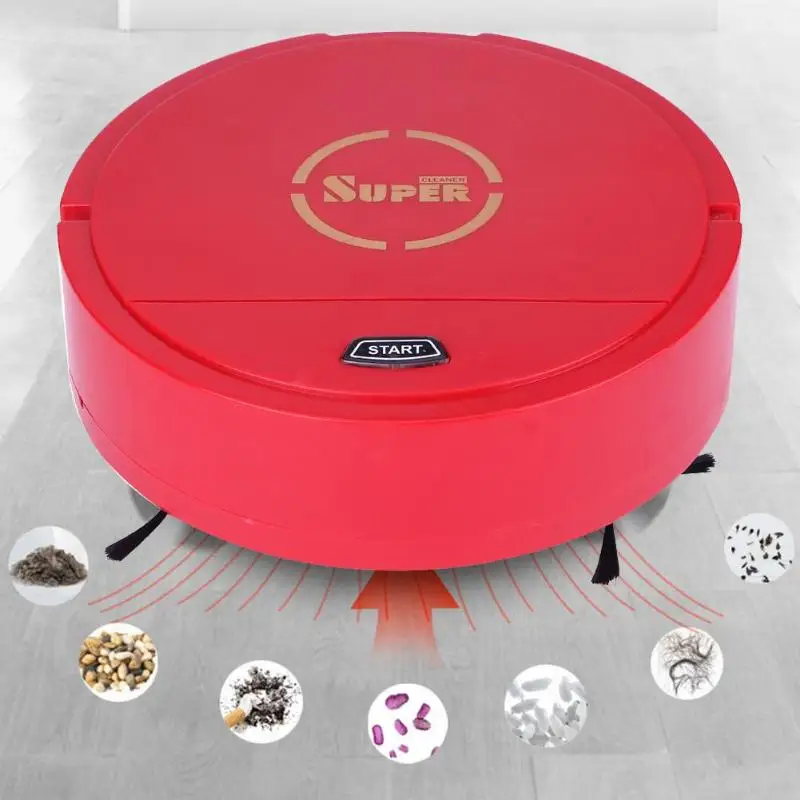 Household Intelligent Vacuum Cleaner Robot USB Rechargeable Floor Sweeping Robot Vacuum Cleaning Mop Automatic Robotic Cleaner
Household Intelligent Vacuum Cleaner Robot USB Rechargeable Floor Sweeping Robot Vacuum Cleaning Mop Automatic Robotic Cleaner