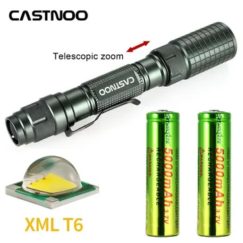 CASTNOO waterproof LED Flashlight 18650 Battery Adjustable Focus Lantern Torch Camping most powerful Lamp
CASTNOO waterproof LED Flashlight 18650 Battery Adjustable Focus Lantern Torch Camping most powerful Lamp