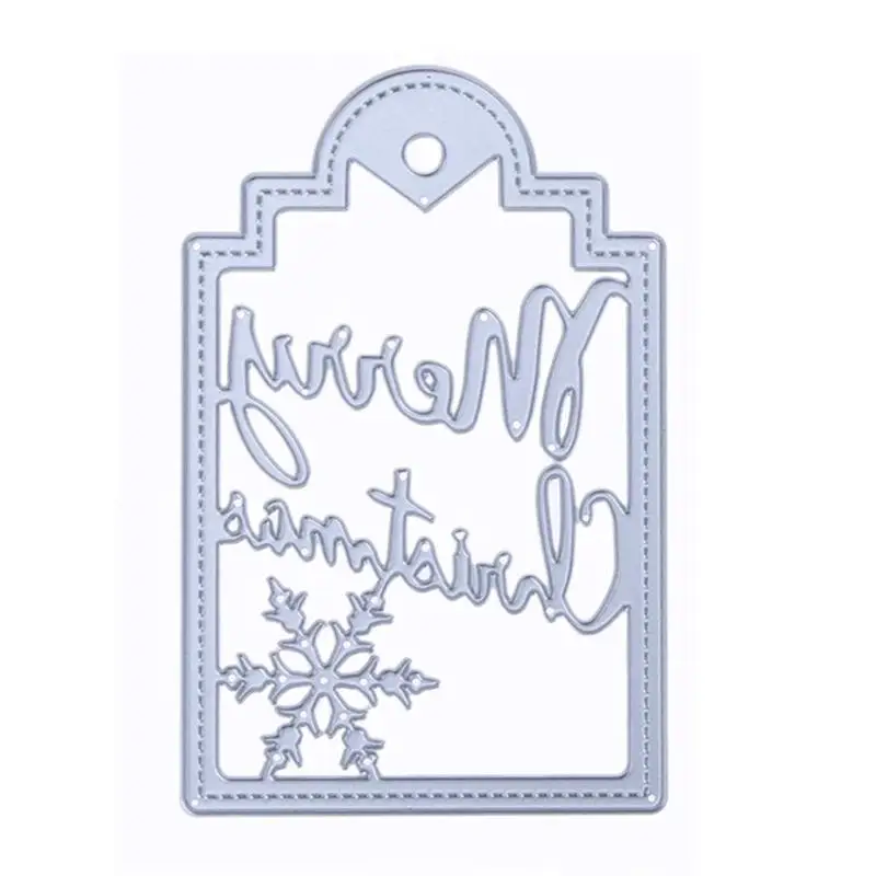 Christmas Tag Metal Stencil for DIY Scrapbook Embossing Photo Album Decorative Embossing DIY Paper Cards
Christmas Tag Metal Stencil for DIY Scrapbook Embossing Photo Album Decorative Embossing DIY Paper Cards