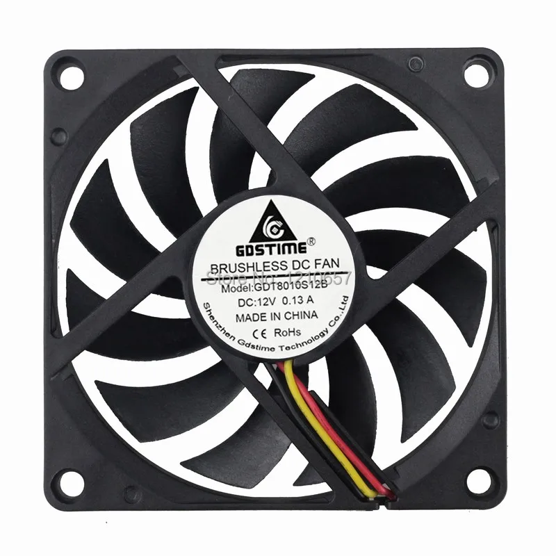 30 штук в партии Gdstime DC 12V 3Pin 80 мм 80x80x10 мм 8010S Бесщеточный вентилятор охлаждения
30 штук в партии Gdstime DC 12V 3Pin 80 мм 80x80x10 мм 8010S Бесщеточный вентилятор охлаждения