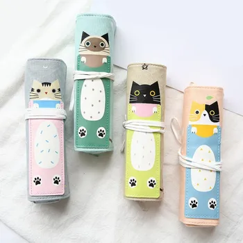 Cat Pencil Case School Pencil Bag for Girls Boys Canvas Roll Up Pencil Organizer Portable Pencil Box School Supplies
Cat Pencil Case School Pencil Bag for Girls Boys Canvas Roll Up Pencil Organizer Portable Pencil Box School Supplies