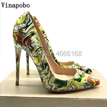 Vinapobo Spring Woman High Heels Pump Stiletto Heels Wedding Dress Shoes Green Printed toe Pumps Bridal High Heel Shoes Women 
Vinapobo Spring Woman High Heels Pump Stiletto Heels Wedding Dress Shoes Green Printed toe Pumps Bridal High Heel Shoes Women