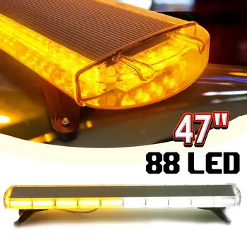 88W Car LED Flash Emergency Warning Light 88LED Strobe Flash Light Amber/White Polices Car Double-Sided Warning Lamp Assemblly
88W Car LED Flash Emergency Warning Light 88LED Strobe Flash Light Amber/White Polices Car Double-Sided Warning Lamp Assemblly