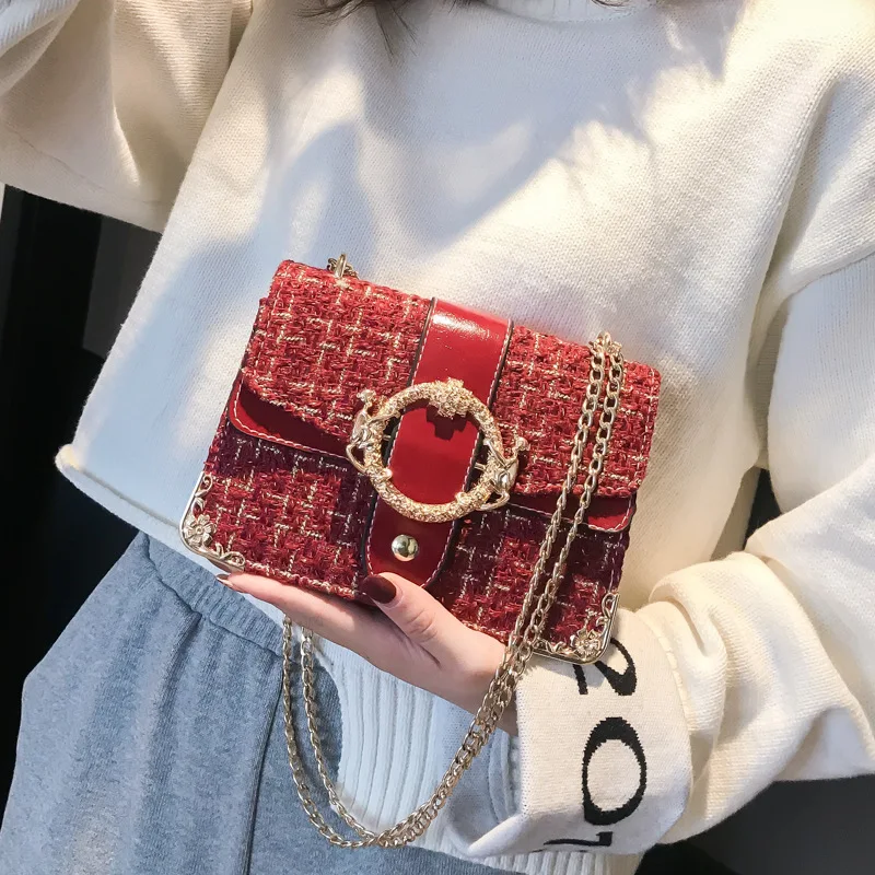 Bags For Women 2018 Mini Flap Ladies Hand Bag Wool Chain Crossbody Bags Party Evening Clutch Women Messenger Bag Bolsa Feminina
Bags For Women 2018 Mini Flap Ladies Hand Bag Wool Chain Crossbody Bags Party Evening Clutch Women Messenger Bag Bolsa Feminina