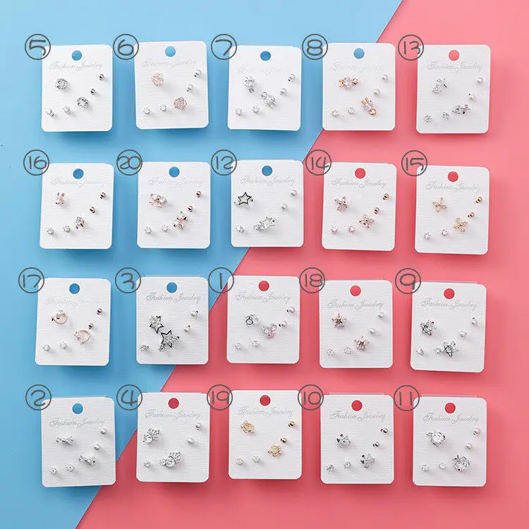 6Pcs Needle Stud Earring Zircon Women Anti Allergy Wedding Statement Wedding Jewelry Earrings Jewelry s Gift
6Pcs Needle Stud Earring Zircon Women Anti Allergy Wedding Statement Wedding Jewelry Earrings Jewelry s Gift
