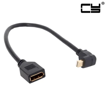 Chenyang Mini DP DisplayPort Right Left Up Down Angled 90 Degree to DisplayPort Female Adapter Cable Connector for Displays
Chenyang Mini DP DisplayPort Right Left Up Down Angled 90 Degree to DisplayPort Female Adapter Cable Connector for Displays