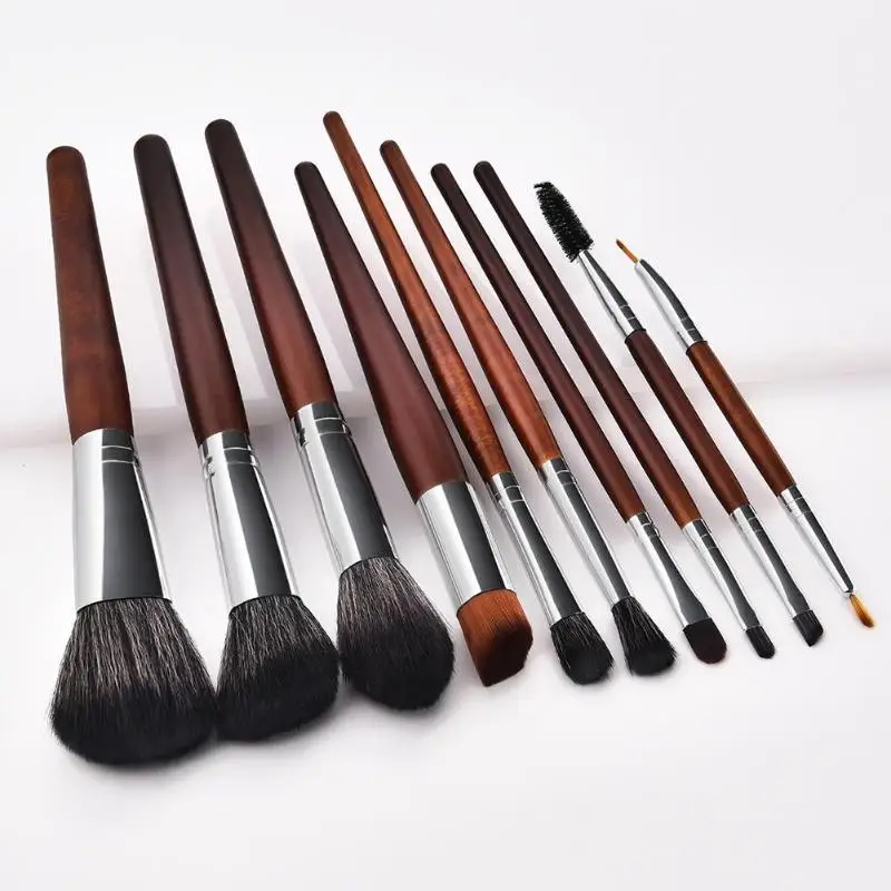 10pcs/Set Professional Makeup Brushes Wood Handle Eye Lip Face Blush Cosmetic Face Foundation Eye Brow Make Up Tools
10pcs/Set Professional Makeup Brushes Wood Handle Eye Lip Face Blush Cosmetic Face Foundation Eye Brow Make Up Tools