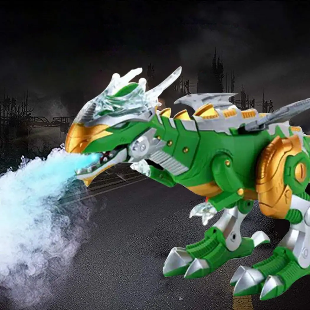 Фото Электрический спрей динозавр Робот Модель игрушки с фантастической функцией
