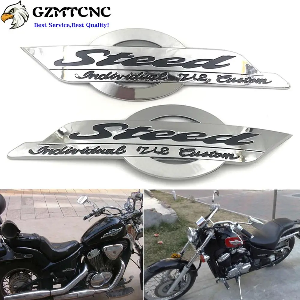 Motorcycle Fuel Gas Tank Emblem Badge 3D Decals Stickers Tank Pad Protector Side Cover For Honda Steed VLX400 VLX600
Motorcycle Fuel Gas Tank Emblem Badge 3D Decals Stickers Tank Pad Protector Side Cover For Honda Steed VLX400 VLX600