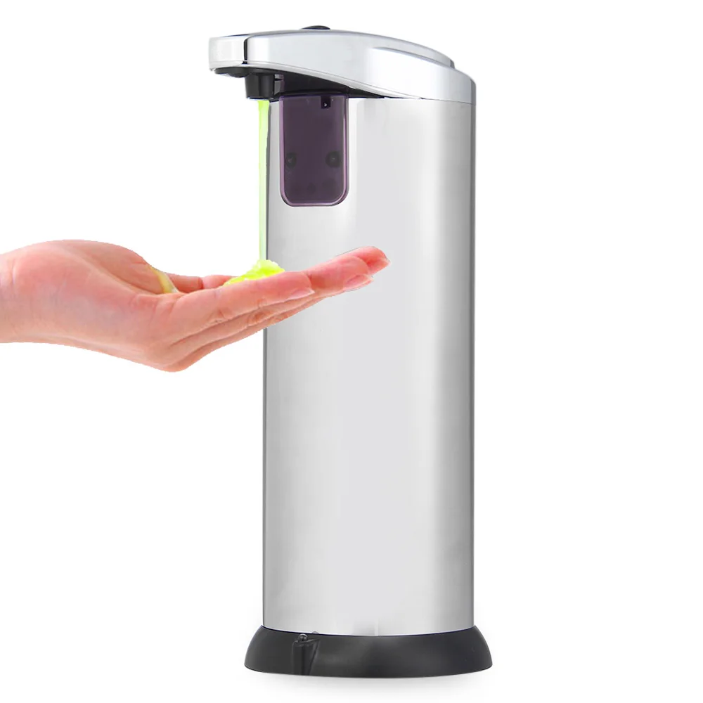 Finether AD-02 280ml Stainless Steel Automatic Soap Dispenser Touchless Sanitizer Liquid Soap Dispenser for Bathroom Kitchen
Finether AD-02 280ml Stainless Steel Automatic Soap Dispenser Touchless Sanitizer Liquid Soap Dispenser for Bathroom Kitchen