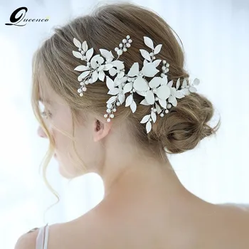 Luxury Hair Jewelry Pearl Crystal Leaf Bride Tiaras Wedding Hair Accessories headdress Hair Comb Gift For Girls
Luxury Hair Jewelry Pearl Crystal Leaf Bride Tiaras Wedding Hair Accessories headdress Hair Comb Gift For Girls