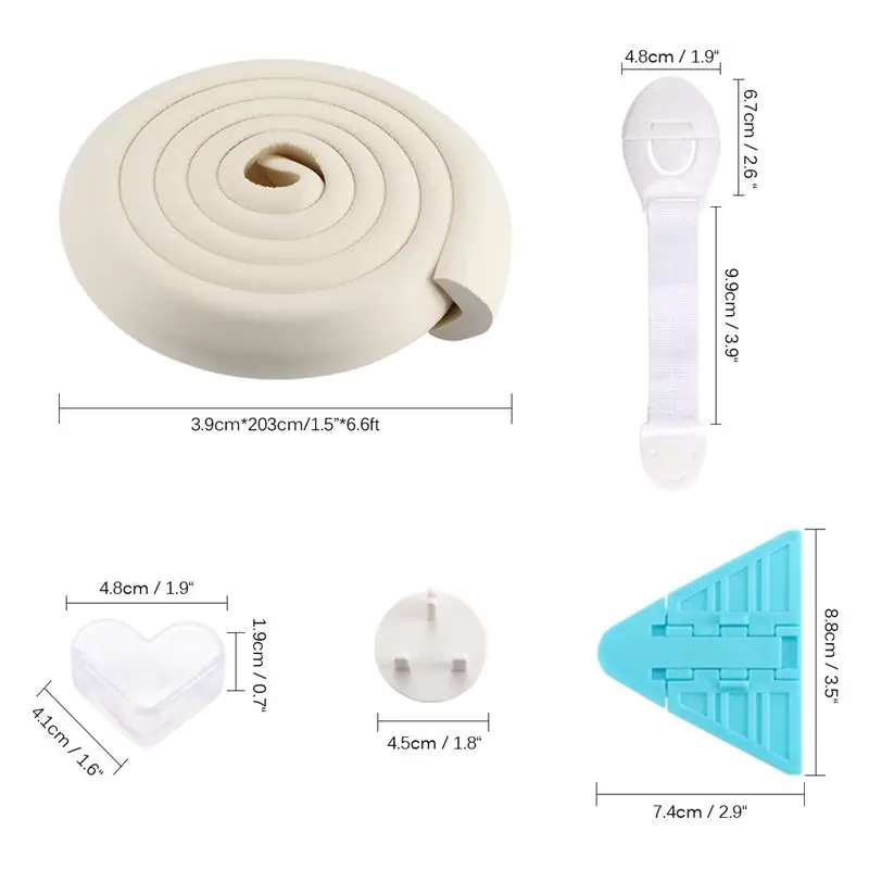 Baby Home Safety Set Children Kids Protection Door/Window Security Lock Table Corner Protector Drawer Security Lock
Baby Home Safety Set Children Kids Protection Door/Window Security Lock Table Corner Protector Drawer Security Lock