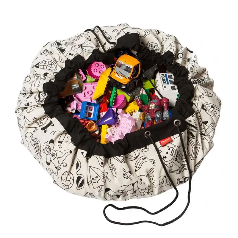 Portable Kids Toy Storage Bag Play Graffiti Mat For Lego Toys Organizer Bin Box New Organizer Blanket Rug Boxes
Portable Kids Toy Storage Bag Play Graffiti Mat For Lego Toys Organizer Bin Box New Organizer Blanket Rug Boxes