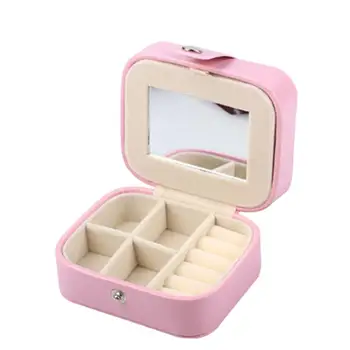 1PC Delicate Simple Stylish Fashion Girls Jewel Storage Case with Mirror Jewelry Storage Box Organizer for Ladies
1PC Delicate Simple Stylish Fashion Girls Jewel Storage Case with Mirror Jewelry Storage Box Organizer for Ladies