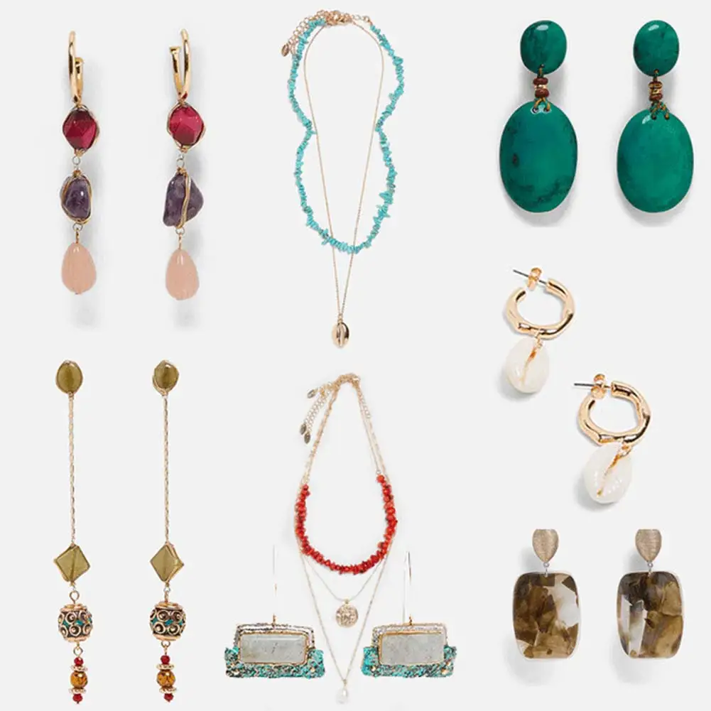 Flatfoosie ZA 2019 New Resin Dangle Earrings For Women Vintage Statement Jewelry Drop Earring Fashion Wedding Party Girls Gifts
Flatfoosie ZA 2019 New Resin Dangle Earrings For Women Vintage Statement Jewelry Drop Earring Fashion Wedding Party Girls Gifts