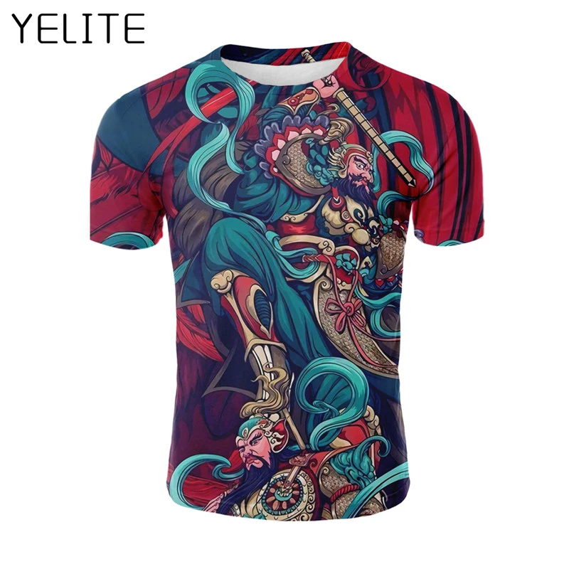 YELITE Newest 3D Print Chinese opera/dragon/master TShirts Men Short Sleeve Summer Tops Tees T-Shirt Fashion O-Neck Tshirts 4XL
YELITE Newest 3D Print Chinese opera/dragon/master TShirts Men Short Sleeve Summer Tops Tees T-Shirt Fashion O-Neck Tshirts 4XL