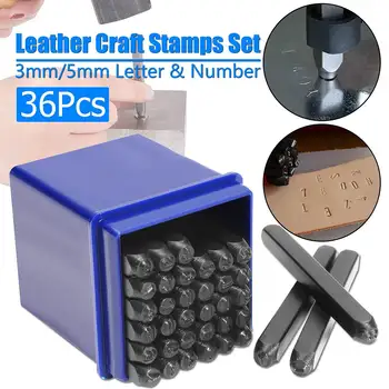 36Pcs 1/8" 3mm Overvalue Metal Alphanumeric Letter and Capital Number Stamp Die Punch Set for DIY Belt Leathercraft Tool
36Pcs 1/8" 3mm Overvalue Metal Alphanumeric Letter and Capital Number Stamp Die Punch Set for DIY Belt Leathercraft Tool
