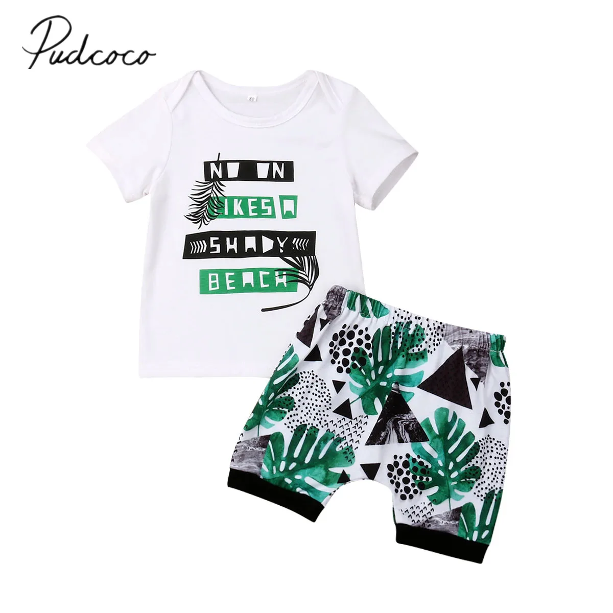 2019 Children Summer Boys Clothing Toddler Kids Baby Boys Clothes Girls Leaf Outfits Sets Short T-Shirt Top +Pants Beach Wear
2019 Children Summer Boys Clothing Toddler Kids Baby Boys Clothes Girls Leaf Outfits Sets Short T-Shirt Top +Pants Beach Wear