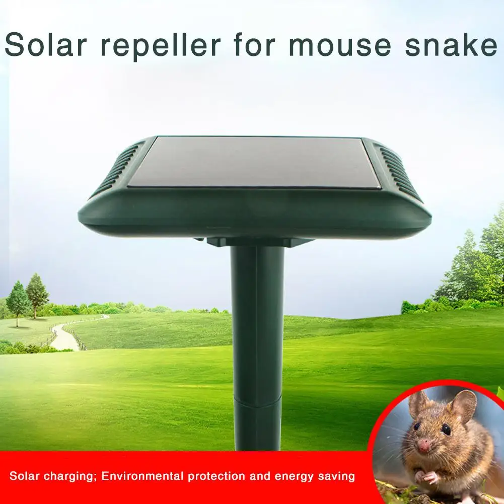 Solar Ultrasonic Electronic Mouse Snake Repeller Outdoor Farm Motion Sensor Activated Rodent Repeller Deterrent Deveice for Pest
Solar Ultrasonic Electronic Mouse Snake Repeller Outdoor Farm Motion Sensor Activated Rodent Repeller Deterrent Deveice for Pest