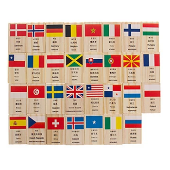 100Pcs World National Flag Pattern Dominos Board Games Teaching Aids Educational Toys
100Pcs World National Flag Pattern Dominos Board Games Teaching Aids Educational Toys