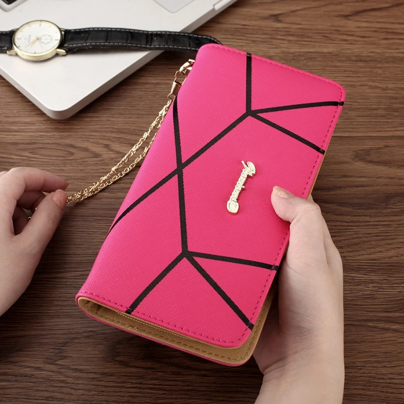 Wallet Geometric Pattern Long Wallet Ladies Single Pull Large Capacity Wallet Korean Version Clutch Bag Tide
Wallet Geometric Pattern Long Wallet Ladies Single Pull Large Capacity Wallet Korean Version Clutch Bag Tide