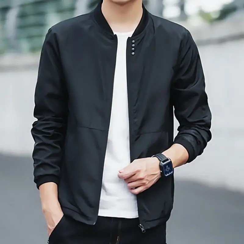 2019 New Spring Autumn Casual Solid Fashion Slim Men Bomber Jacket Male Baseball Men's windbreaker Jackets Coat Men's Jacket 5XL
2019 New Spring Autumn Casual Solid Fashion Slim Men Bomber Jacket Male Baseball Men's windbreaker Jackets Coat Men's Jacket 5XL