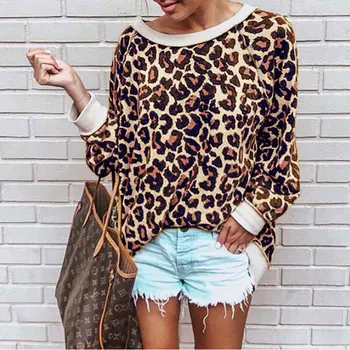 Long Sleeve Leopard Sweatshirt Female Spring Sweatshirts Women Autumn Leopard Tops Women Sexy Sweatshirt For Women Ladies 40
Long Sleeve Leopard Sweatshirt Female Spring Sweatshirts Women Autumn Leopard Tops Women Sexy Sweatshirt For Women Ladies 40